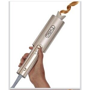NEW TYMO CurlPro Plus Gold 1 Inch Automatic Rotating Curling Iron Long Barrel